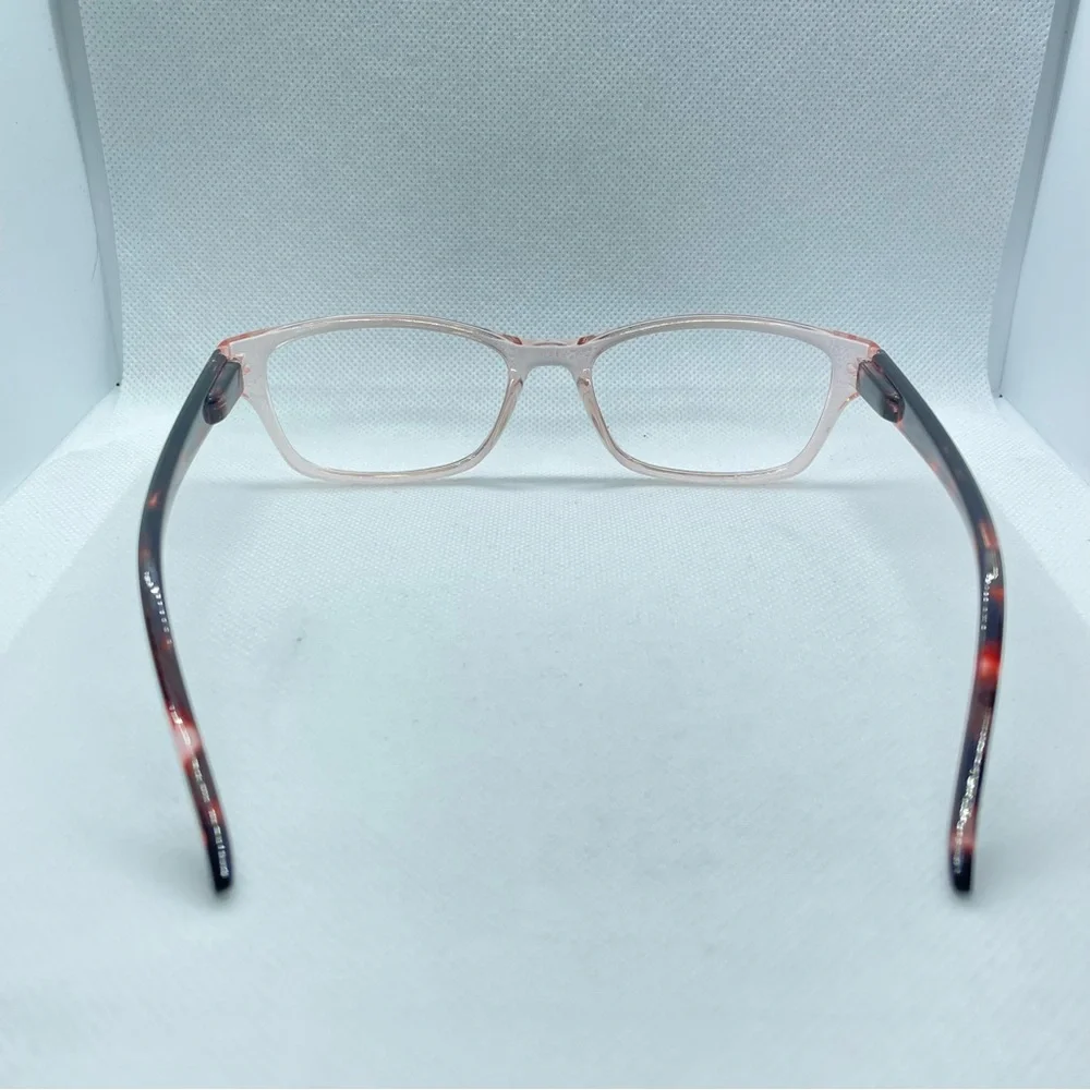 EV1 Eyeglasses Frames Size 53 17 135 Pink Womens